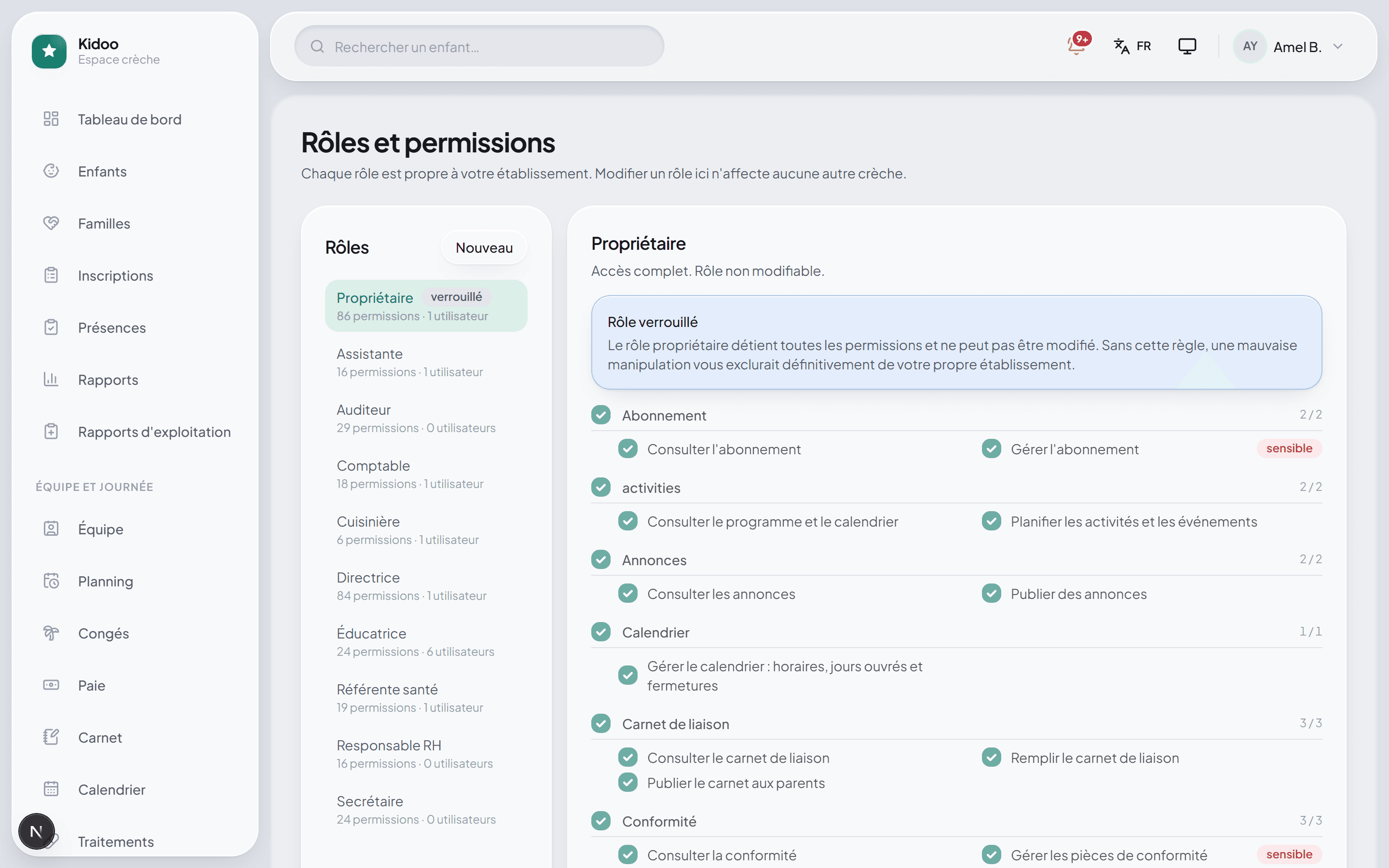 Les rôles et permissions : ce que chaque métier peut voir et faire